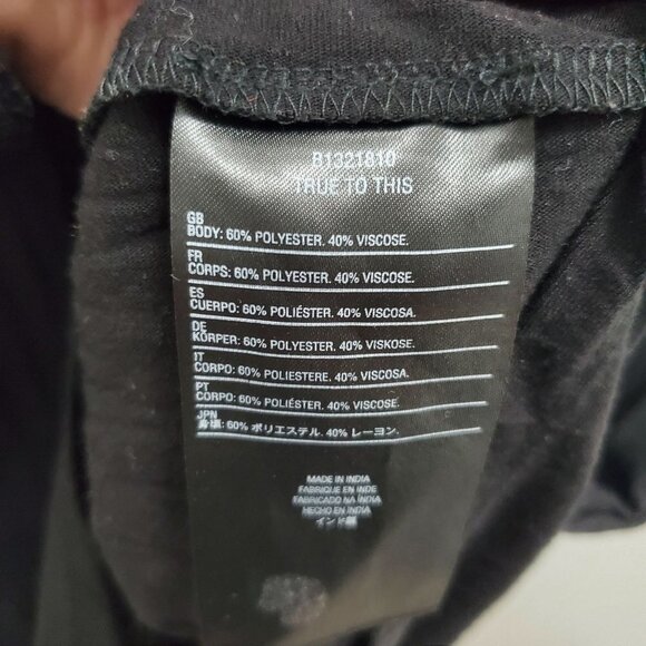 Volcom Women's Black Crinkle Back Cut Out Sleeveless Bodycon Dress Size S - Picture 3 of 6